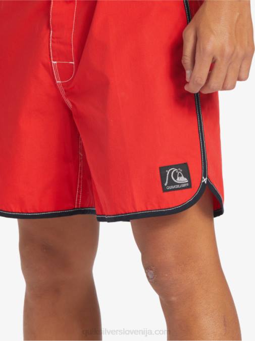 Quiksilver PJ4H169 moški rdeča z visokim tveganjem originalne hlače za desko Scallop snap 16