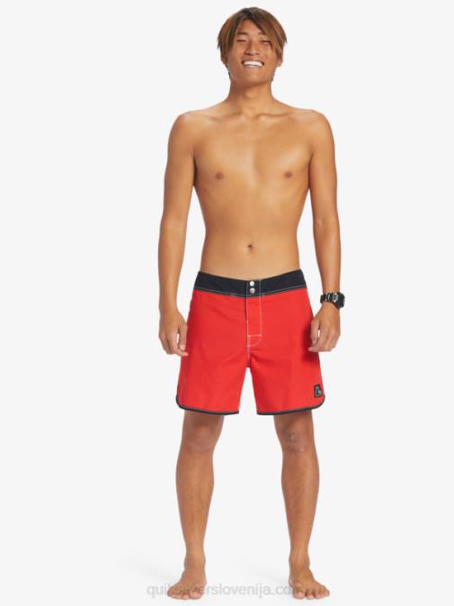 Quiksilver PJ4H169 moški rdeča z visokim tveganjem originalne hlače za desko Scallop snap 16