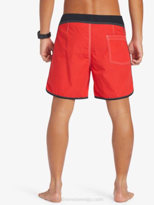 Quiksilver PJ4H169 moški rdeča z visokim tveganjem originalne hlače za desko Scallop snap 16