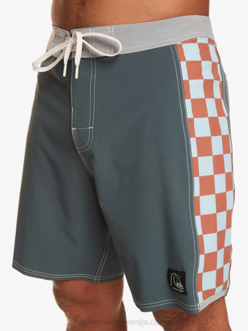 Quiksilver PJ4H172 moški temni skrilavec originalne kratke hlače arch 18