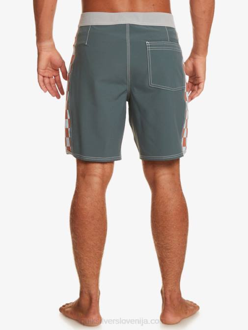 Quiksilver PJ4H172 moški temni skrilavec originalne kratke hlače arch 18