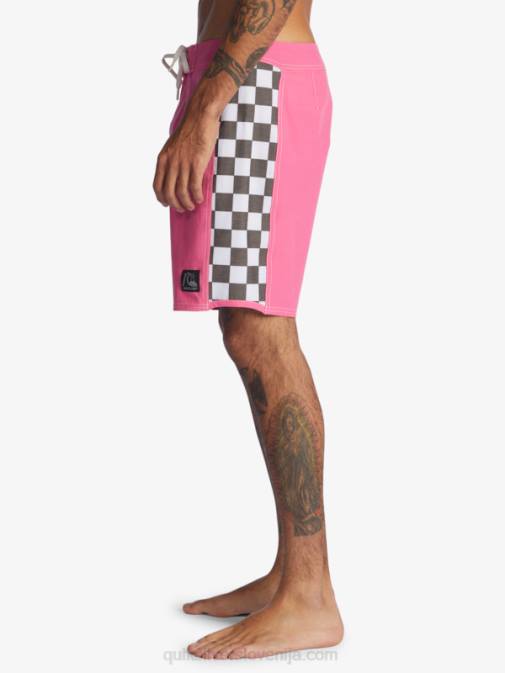 Quiksilver PJ4H1732 moški šokantno roza originalne kratke hlače arch 18