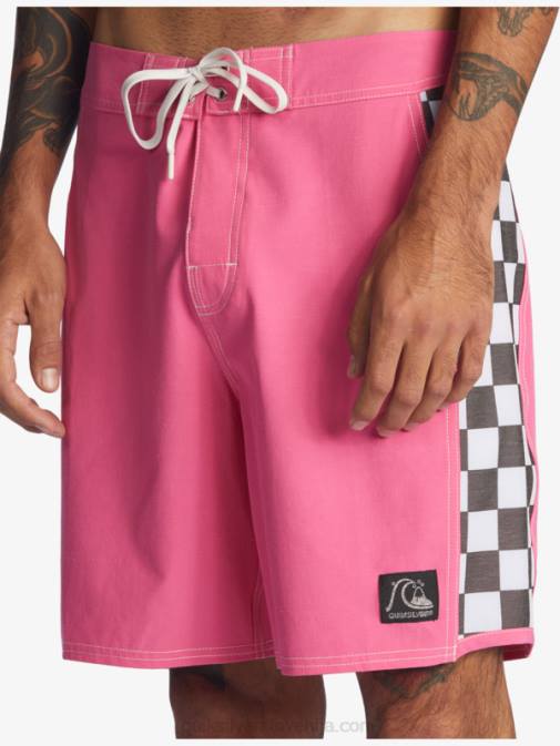 Quiksilver PJ4H1732 moški šokantno roza originalne kratke hlače arch 18