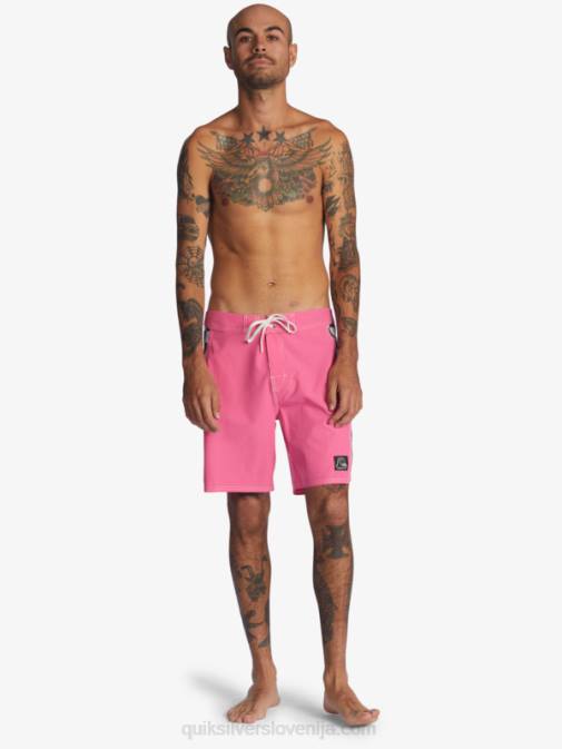 Quiksilver PJ4H1732 moški šokantno roza originalne kratke hlače arch 18