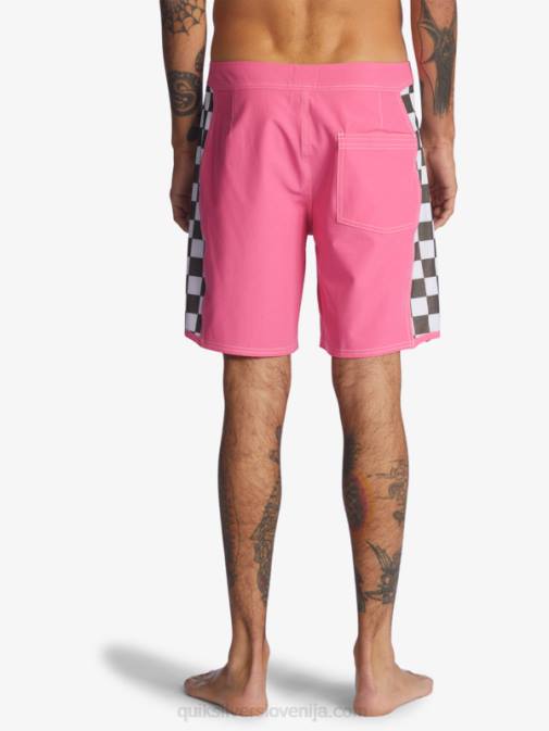 Quiksilver PJ4H1732 moški šokantno roza originalne kratke hlače arch 18