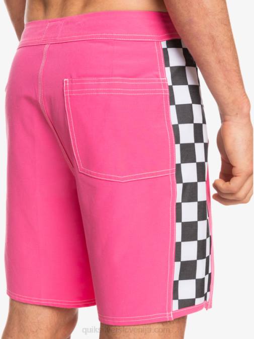 Quiksilver PJ4H1732 moški šokantno roza originalne kratke hlače arch 18