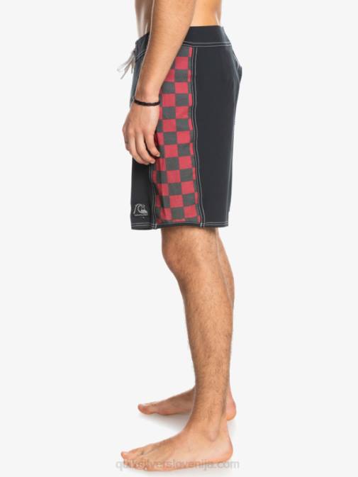 Quiksilver PJ4H1734 moški rubinasto vino originalne kratke hlače arch 18