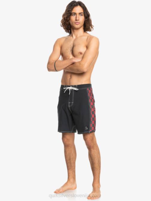 Quiksilver PJ4H1734 moški rubinasto vino originalne kratke hlače arch 18