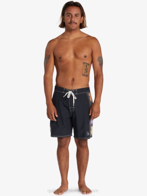 Quiksilver PJ4H1737 moški Črna originalne kratke hlače arch 18