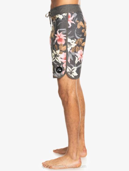 Quiksilver PJ4H1740 moški asfalt kratke hlače iz konoplje scallop 19
