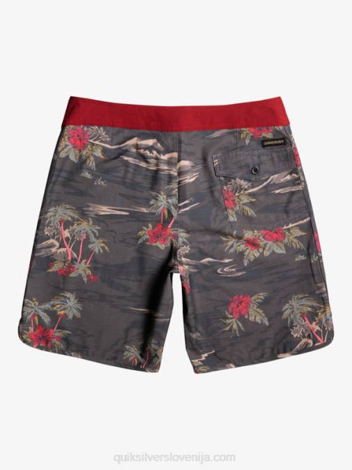 Quiksilver PJ4H1742 moški asfalt kratke hlače iz konoplje scallop 19