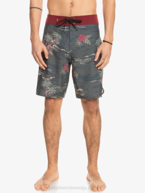 Quiksilver PJ4H1742 moški asfalt kratke hlače iz konoplje scallop 19
