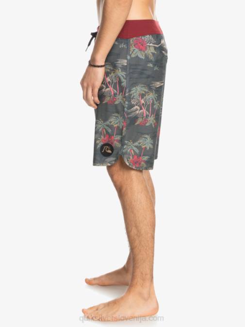 Quiksilver PJ4H1742 moški asfalt kratke hlače iz konoplje scallop 19