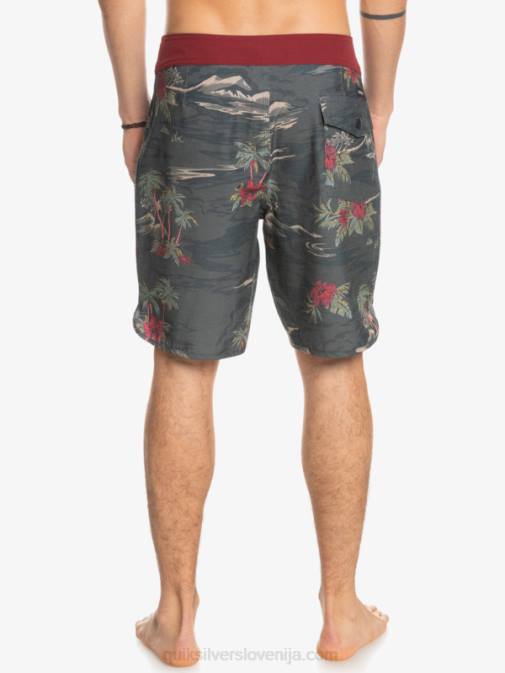 Quiksilver PJ4H1742 moški asfalt kratke hlače iz konoplje scallop 19