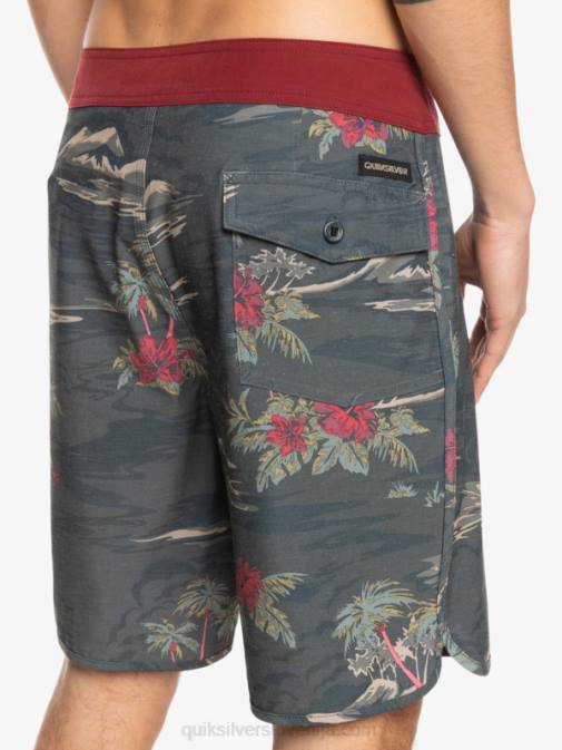 Quiksilver PJ4H1742 moški asfalt kratke hlače iz konoplje scallop 19
