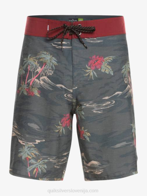 Quiksilver PJ4H1742 moški asfalt kratke hlače iz konoplje scallop 19