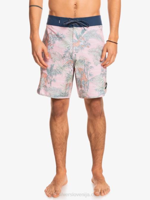 Quiksilver PJ4H1744 moški g-land zastrta vrtnica kratke hlače iz konoplje scallop 19