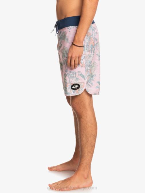 Quiksilver PJ4H1744 moški g-land zastrta vrtnica kratke hlače iz konoplje scallop 19