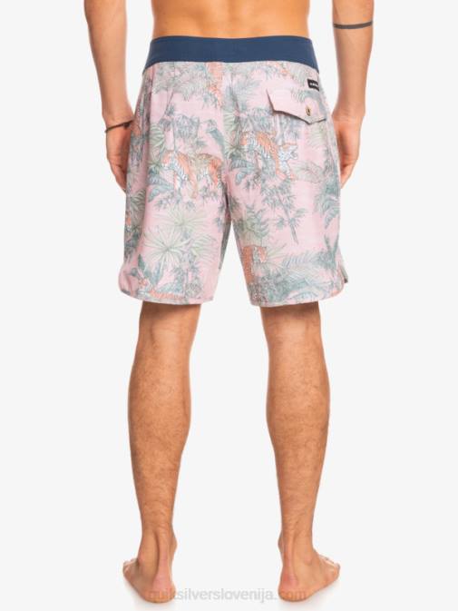 Quiksilver PJ4H1744 moški g-land zastrta vrtnica kratke hlače iz konoplje scallop 19