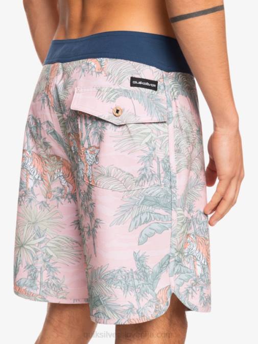 Quiksilver PJ4H1744 moški g-land zastrta vrtnica kratke hlače iz konoplje scallop 19