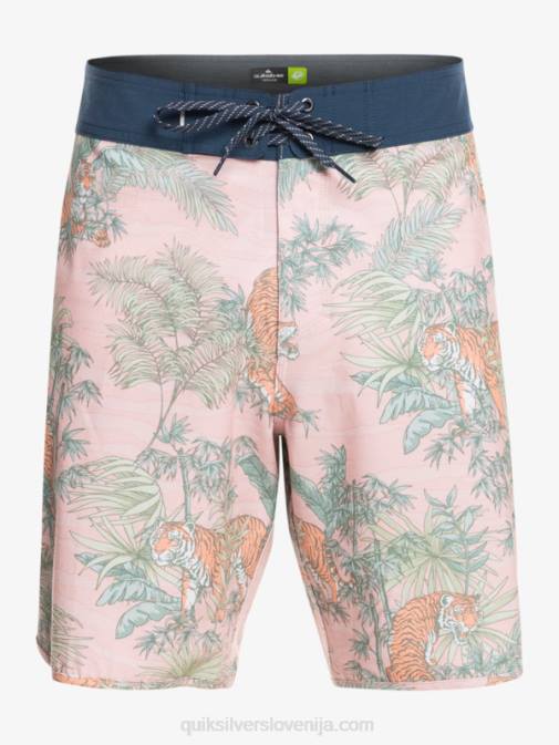 Quiksilver PJ4H1744 moški g-land zastrta vrtnica kratke hlače iz konoplje scallop 19