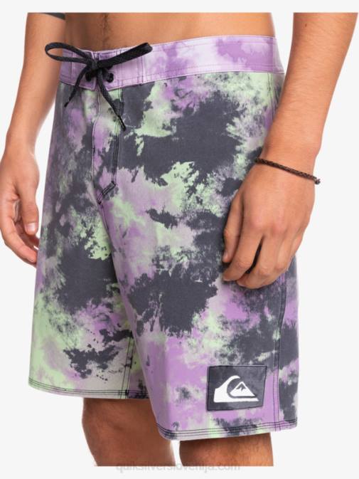 Quiksilver PJ4H1745 moški žadna limeta surfsilk acid wash 18 hlače za desko