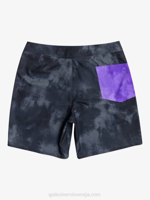 Quiksilver PJ4H1747 moški Črna surfsilk acid wash 18 hlače za desko