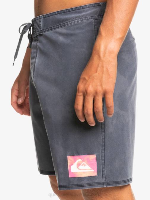 Quiksilver PJ4H1747 moški Črna surfsilk acid wash 18 hlače za desko