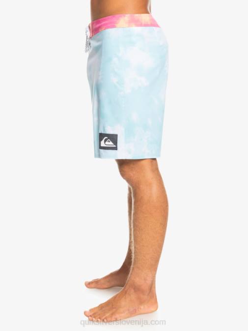 Quiksilver PJ4H1748 moški angelsko modra surfsilk acid wash 18 hlače za desko