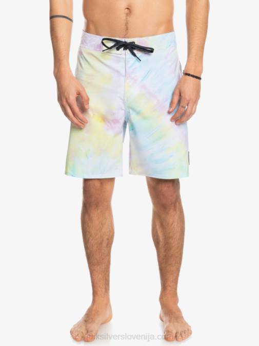 Quiksilver PJ4H1749 moški bela surfsilk piped 18 hlače za desko