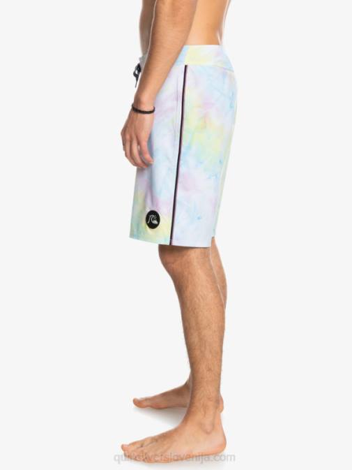 Quiksilver PJ4H1749 moški bela surfsilk piped 18 hlače za desko
