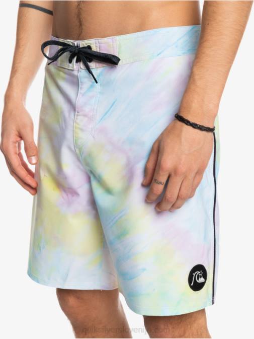 Quiksilver PJ4H1749 moški bela surfsilk piped 18 hlače za desko