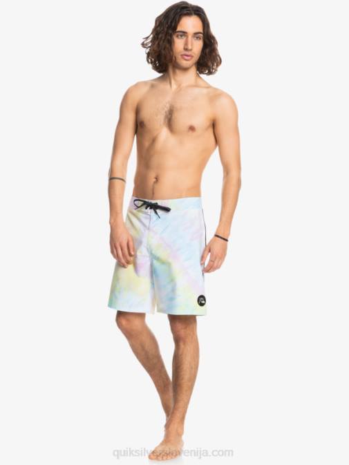 Quiksilver PJ4H1749 moški bela surfsilk piped 18 hlače za desko