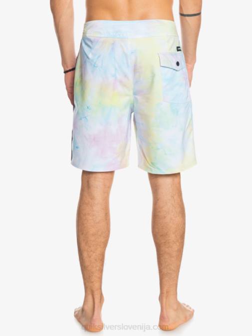 Quiksilver PJ4H1749 moški bela surfsilk piped 18 hlače za desko