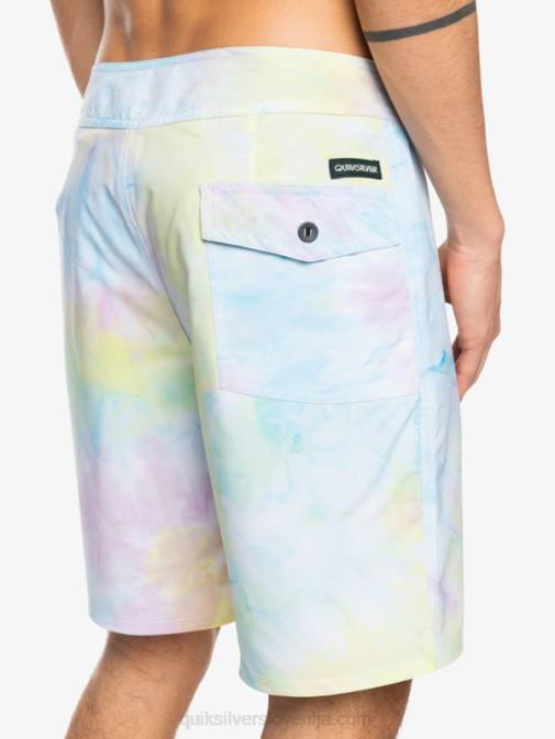 Quiksilver PJ4H1749 moški bela surfsilk piped 18 hlače za desko