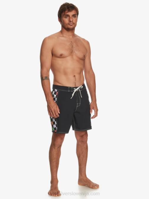 Quiksilver PJ4H174 moški Črna originalne kratke hlače arch 18