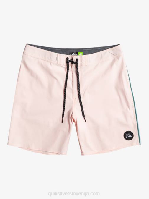 Quiksilver PJ4H1751 moški zastrto roza surfsilk piped 18 hlače za desko