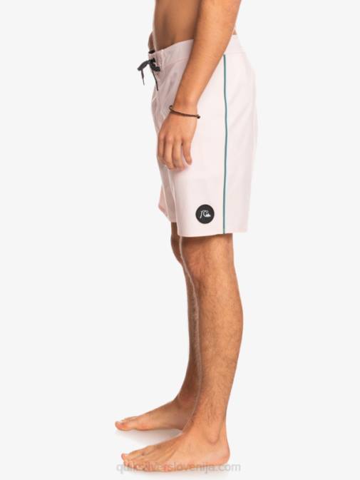 Quiksilver PJ4H1751 moški zastrto roza surfsilk piped 18 hlače za desko