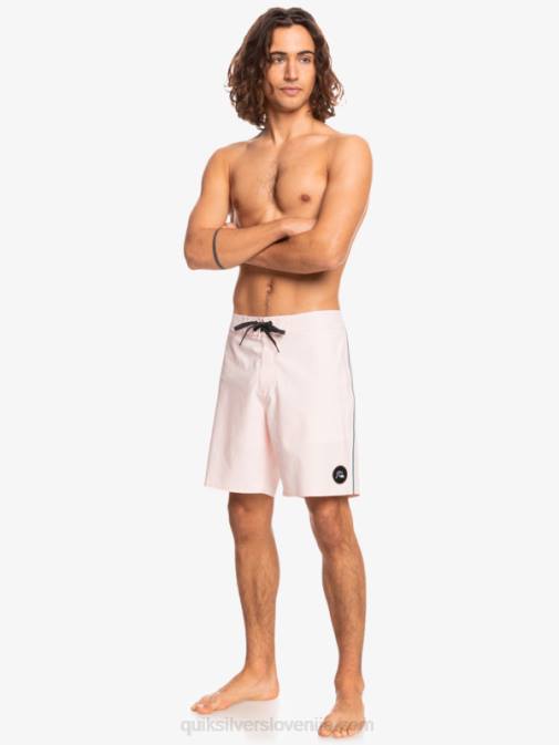 Quiksilver PJ4H1751 moški zastrto roza surfsilk piped 18 hlače za desko