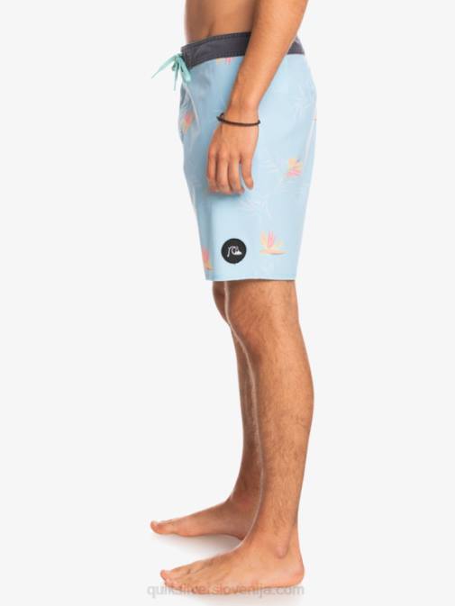 Quiksilver PJ4H1760 moški angelsko modra surfsilk je opral 18 hlač za desko