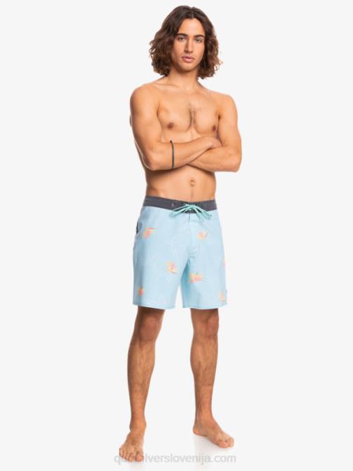 Quiksilver PJ4H1760 moški angelsko modra surfsilk je opral 18 hlač za desko