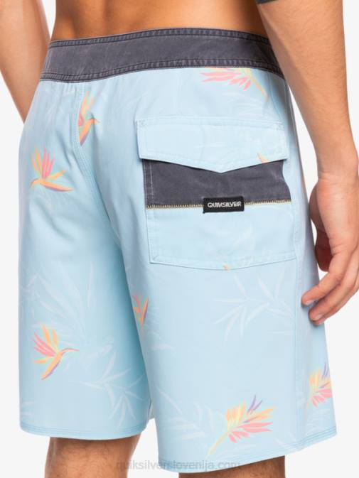 Quiksilver PJ4H1760 moški angelsko modra surfsilk je opral 18 hlač za desko