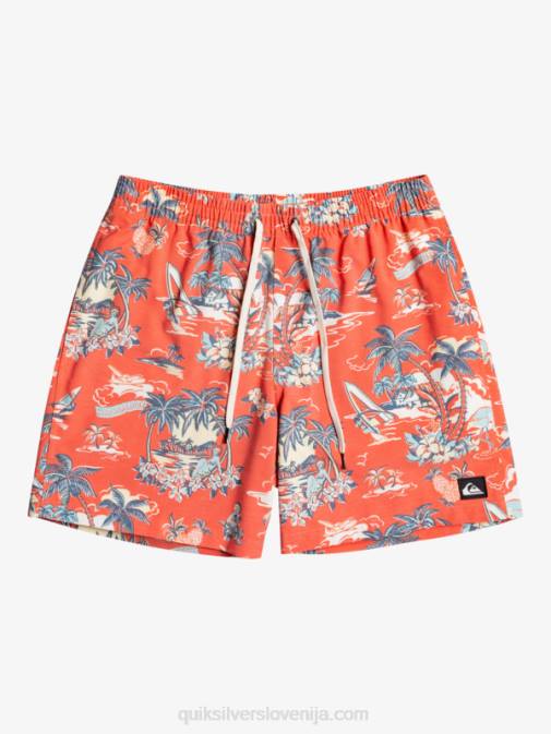 Quiksilver PJ4H1766 moški hotel paradiso - aurora red hotel paradiso 17 volejev