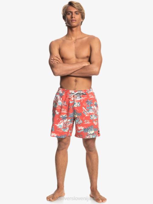 Quiksilver PJ4H1766 moški hotel paradiso - aurora red hotel paradiso 17 volejev