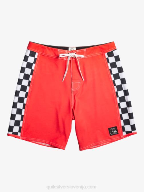 Quiksilver PJ4H176 moški rdeča z visokim tveganjem originalne kratke hlače arch 18