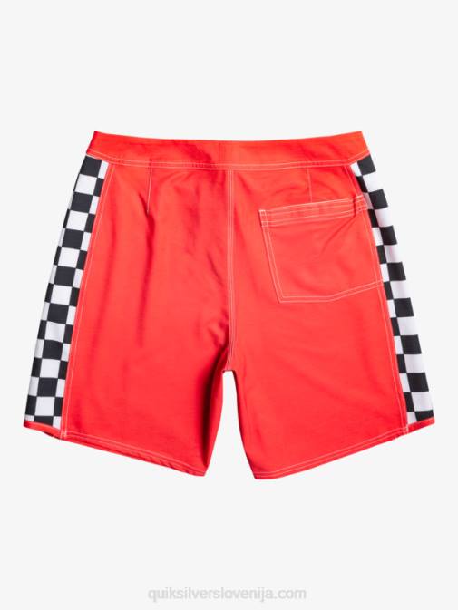 Quiksilver PJ4H176 moški rdeča z visokim tveganjem originalne kratke hlače arch 18