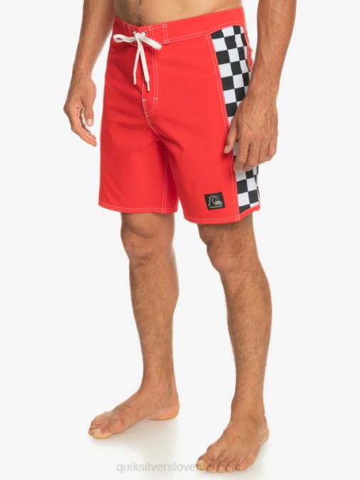 Quiksilver PJ4H176 moški rdeča z visokim tveganjem originalne kratke hlače arch 18
