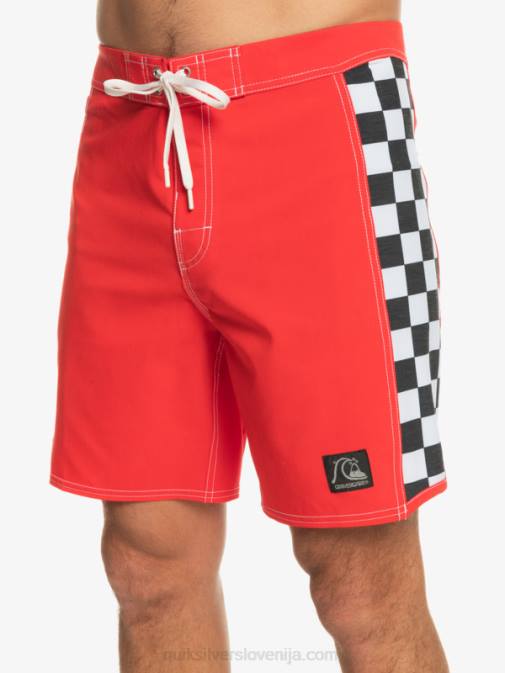 Quiksilver PJ4H176 moški rdeča z visokim tveganjem originalne kratke hlače arch 18