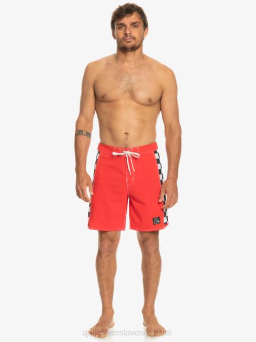 Quiksilver PJ4H176 moški rdeča z visokim tveganjem originalne kratke hlače arch 18