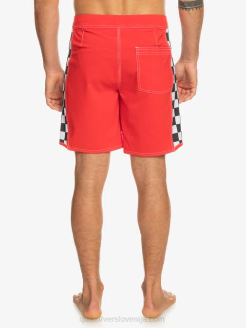 Quiksilver PJ4H176 moški rdeča z visokim tveganjem originalne kratke hlače arch 18